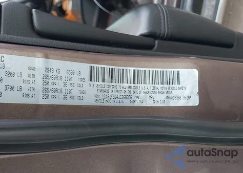 2018 Jeep Grand Cherokee Limited 4X4 z USA, uszkodzony, nr VIN 1C4RJFBG4JC268356